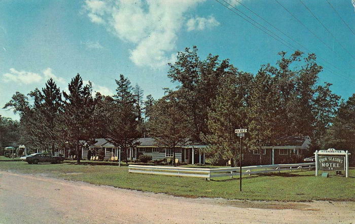 Four Seasons Motel - Old Postcard Photo